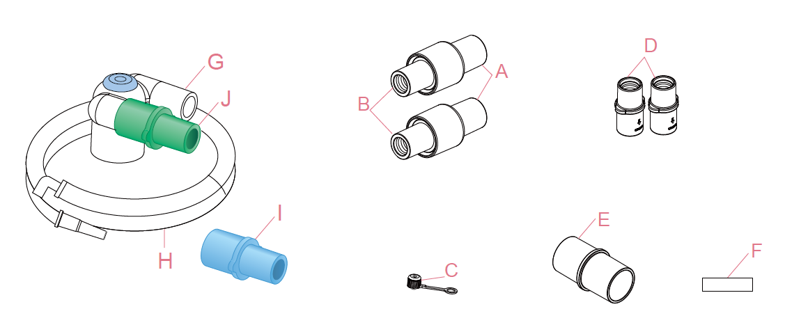 Versatile Neonatal Connector Kit for Diverse Ventilators - GaleMed